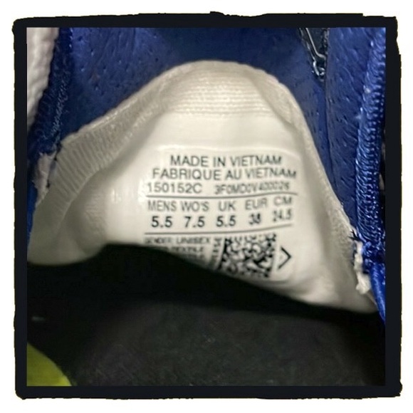 💕NWT Blue Converse Low Top Sneakers💕 - Picture 8 of 9